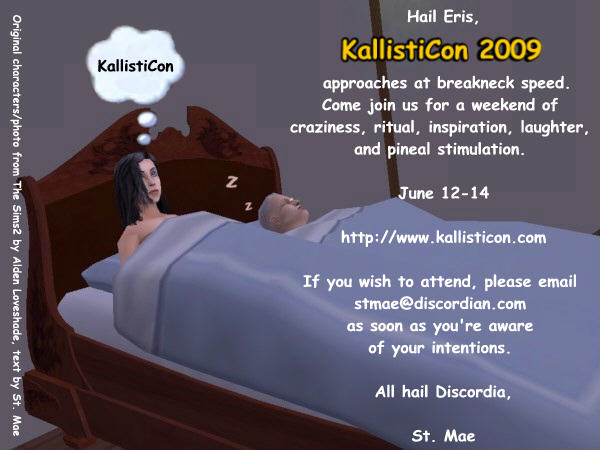 KallistiCon 2009 Poster by Alden Loveshade and St. Mae
