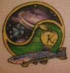 Sacred Chao with Killifish, Symbol of Ek-sen-trik Discordians