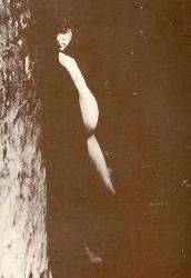 Photo of The Little Countess, pregnant Minnie Rae, taken in 1871