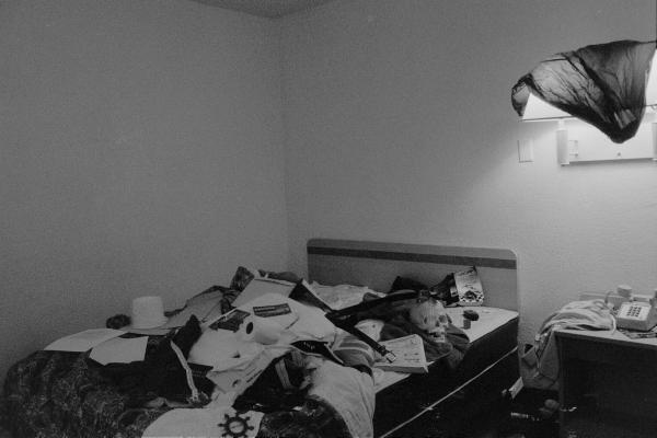 Our motel room after
